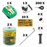 Cumpara ieftin Pachet gard electric 1000 m pentru bovine - 230 V / 12 V, 4.5 Joule