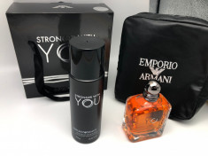 Set Emporio Armani Stronger With You Parfum 100 ml+ Deodorant 200 ml foto