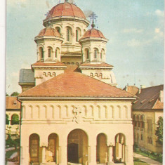 RF18 -Carte Postala- Alba Iulia, Catedrala, circulata 1968