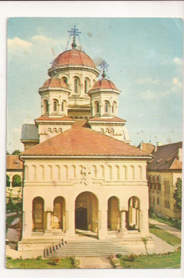 RF18 -Carte Postala- Alba Iulia, Catedrala, circulata 1968 foto