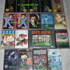 Caseta ,HIM,Nat King Cole,Patricia Kaas,Extreme,Red Hot Chilli Peppers,Jovanotti