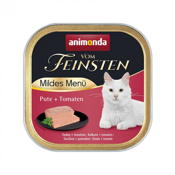 Animonda Vom Feinsten Mild Menue - Curcan și roșii 100 g