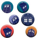 Set Insigne Doctor Who &ndash;The Tardis, Abystyle
