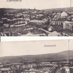 Cernauti (Bucovina ) -carte postala tripla, clasica-Iudaica, sinagoga