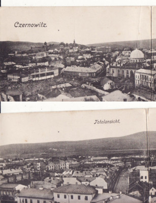 Cernauti (Bucovina ) -carte postala tripla, clasica-Iudaica, sinagoga foto