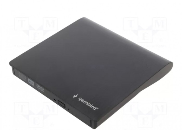 Unitate Optică Externă DVD Neagră USB 3.1