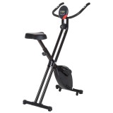 Bicicleta de exercitii pliabila HOMCOM cu afisaj si 8 nivele de rezistenta