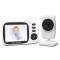 Baby Monitor si Camera Audio-Video Wireless Pentru Supraveghere Bebe, model 632A, Ecran HD XXL 3.2 Inch LCD, Senzor Sunet, Mod Vedere Nocturna Infraro