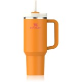 Stanley Quencher H2.O FlowState&trade; Tumbler pahar din oțel inoxidabil cu pai mare Goldenrod Coral 1180 ml