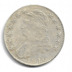 USA Capped Bust HALF DOLLAR Coin 1810 - Replica Muzeu