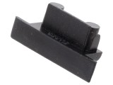 Obturator pentru LED profile negru - 20 buc, ABS, GEN2