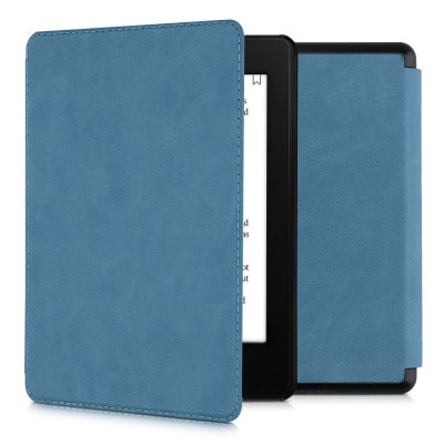 Husa pentru Amazon Kindle Paperwhite 11, Kwmobile, Albastru, Piele ecologica, 57159.78 foto