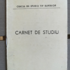 1953, Carnet studiu cerc propaganda, comunism, proletcultism, comitet partid MAI