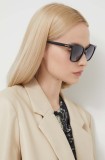 Love Moschino ochelari de soare femei, culoarea negru