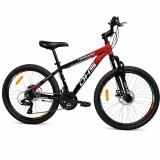 Cumpara ieftin Bicicleta copii DHS Terrana 2423 24 inch, rosu-negru, model 2026