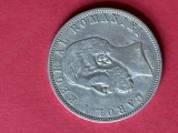 Moneda Argint 5 Lei 1882 Carol I Rege, Monede Romanesti