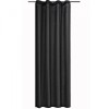 Draperie opaca Stella cu rejansa Jemidi, 140 x 175 cm, Negru, Poliester, 55283.01.04