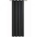 Draperie opaca Stella cu rejansa Jemidi, 140 x 175 cm, Negru, Poliester, 55283.01.04