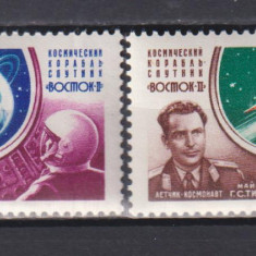 RUSIA ( U.R.S.S.) 1961 COSMOS MI.2521-2522MNH