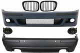 Body Kit Exterior BMW Seria 5 E39 (1997-2003) Cu Proiectoare Fumurii si Grile Negru Lucioase Performance AutoTuning, KITT