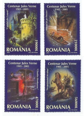 |Romania, LP 1678/2005, Centenar Jules Verne, 1905-2005, MNH foto
