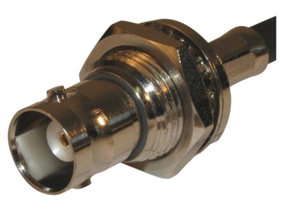 Conector BNC mamă 50&amp;Omega; aurit foto