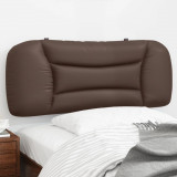 VidaXL Pernă pentru tăblie pat, maro, 100 cm, piele artificială