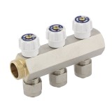 Distribuitor alama, 3 cai, cu robineti, 16 mm x 3/4&quot;, 7883L