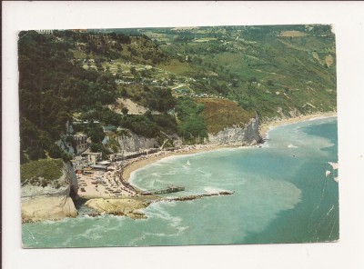 FA2 - Carte Postala - ITALIA - Sirolo, Beach, circulata 1976 foto