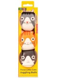 Kidoki Three Cats Juggling Balls (kid54)