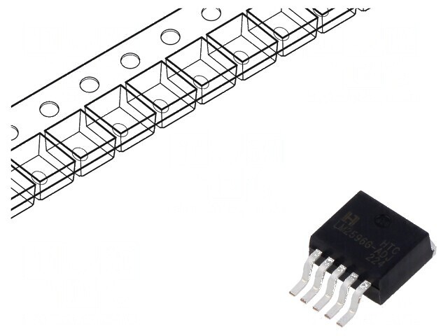 Convertor DC/DC PMIC 8-40V la 1,23-37V 3A TO263-5