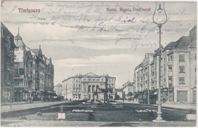 CP Timisoara Bulev. Regele Ferdinand ND(1925) foto