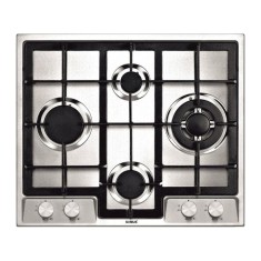 Plita incorporabila Samus, 4 arzatoare 8.6 kW, aprindere electrica, material inox, Argintiu