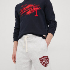 Superdry pantaloni scurti barbati, culoarea gri