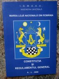 MAREA LOJA NATIONALA DIN ROMANIA, CONSTITUTIA SI REGULAMENTUL GENERAL