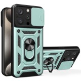 Cumpara ieftin Husa Antisoc iPhone 15 Pro Max cu Protectie Camera Verde TCSS, Techsuit