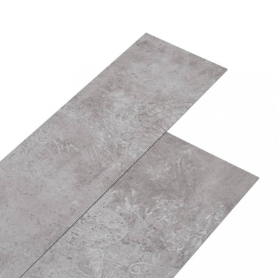 Placi pardoseala autoadezive, gri pamantiu, 5,02 m&amp;sup2;, PVC, 2 mm foto