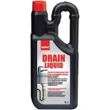 Sano Drain Solutie Lichida Desfundat Tevi, Scurgeri, Canalizari, 1L. Elimina Mirosuri Neplacute. Curatare Eficienta