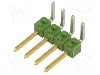 Conector 4 pini, seria AMPMODU MOD II, pas pini 2.54mm, TE Connectivity - 826631-4