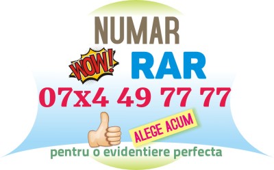 Numar WOW LUX - 07x4.49.77.77 - VIP platina aur usor gold numere cartela usoare foto