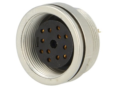 Conector M16 mamă 12P IP68 foto
