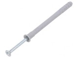 Plastic Anchor with Screw 8x100 Zinc-Plated Steel 100pcs