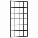 Cumpara ieftin Usa glisanta, negru, 102x205 cm, sticla ESG si aluminiu
