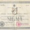 BREVET &quot;MEDALIA CENTENARULUI REGELUI CAROL I&quot;, Cancelar GRIGORE GAFENCU, 1939