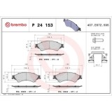 Placute frana Ford Ranger (Tke) 04.11-; Vw Amarok (T1a T1b) 09.22-, Fata, BREMBO