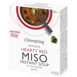 Instant Supa Miso Rosu cu Alge Clearspring 40gr
