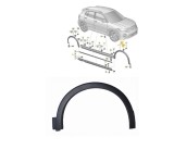 Bandou aripa, ornament fata VW T-Cross, 01.2019-, partea dreapta, original,