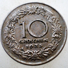 7.138 AUSTRIA 10 GROSCHEN 1925