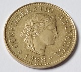 Elvetia, 5 Rappen 1988