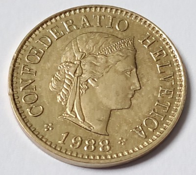 Elvetia, 5 Rappen 1988 foto